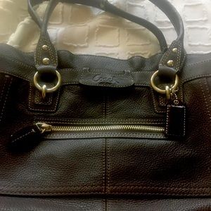 Coach ruffled shoulder bag! NWOT-!!